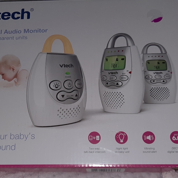 VTech - Audio Baby Monitor - White - Picture 2 of 10